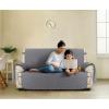 imageUtopia Bedding Reversible Loveseat Couch Cover Water Resistant Slipcover Furniture Protector with Foam Sticks and Elastic Straps for Kids Dogs Pets 2 Seater GreyLight GreyGrayLight Gray