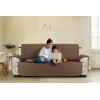 imageUtopia Bedding Reversible Loveseat Couch Cover Water Resistant Slipcover Furniture Protector with Foam Sticks and Elastic Straps for Kids Dogs Pets 2 Seater GreyLight GreyBrownBeige
