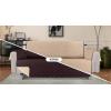 imageUtopia Bedding Reversible Loveseat Couch Cover Water Resistant Slipcover Furniture Protector with Foam Sticks and Elastic Straps for Kids Dogs Pets 2 Seater GreyLight GreyChocolateBeige