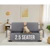imageUtopia Bedding Reversible Loveseat Couch Cover Water Resistant Slipcover Furniture Protector with Foam Sticks and Elastic Straps for Kids Dogs Pets 2 Seater GreyLight GreyGrayLight Gray