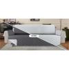 imageUtopia Bedding Reversible Loveseat Couch Cover Water Resistant Slipcover Furniture Protector with Foam Sticks and Elastic Straps for Kids Dogs Pets 2 Seater GreyLight GreyGrayLight Gray