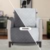 imageUtopia Bedding Reversible Loveseat Couch Cover Water Resistant Slipcover Furniture Protector with Foam Sticks and Elastic Straps for Kids Dogs Pets 2 Seater GreyLight GreyGrayLight Gray