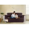 imageUtopia Bedding Reversible Loveseat Couch Cover Water Resistant Slipcover Furniture Protector with Foam Sticks and Elastic Straps for Kids Dogs Pets 2 Seater GreyLight GreyChocolateBeige