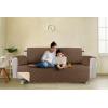 imageUtopia Bedding Reversible Loveseat Couch Cover Water Resistant Slipcover Furniture Protector with Foam Sticks and Elastic Straps for Kids Dogs Pets 2 Seater GreyLight GreyBrownBeige