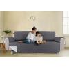 imageUtopia Bedding Reversible Loveseat Couch Cover Water Resistant Slipcover Furniture Protector with Foam Sticks and Elastic Straps for Kids Dogs Pets 2 Seater GreyLight GreyGrayLight Gray