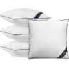 imageUtopia Bedding Throw Pillow Inserts Pack of 4 White 18 x 18 Inches Decorative Indoor Pillows for Sofa Bed Couch Cushion Sham Stuffer12x12 Inch