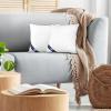 imageUtopia Bedding Throw Pillow Inserts Pack of 4 White 18 x 18 Inches Decorative Indoor Pillows for Sofa Bed Couch Cushion Sham Stuffer12x12 Inch