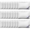 imageUtopia Bedding Throw Pillow Inserts Pack of 4 White 18 x 18 Inches Decorative Indoor Pillows for Sofa Bed Couch Cushion Sham Stuffer12x20 Inch