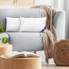 imageUtopia Bedding Throw Pillow Inserts Pack of 4 White 18 x 18 Inches Decorative Indoor Pillows for Sofa Bed Couch Cushion Sham Stuffer12x20 Inch
