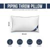 imageUtopia Bedding Throw Pillow Inserts Pack of 4 White 18 x 18 Inches Decorative Indoor Pillows for Sofa Bed Couch Cushion Sham Stuffer12x20 Inch