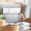 imageUtopia Bedding Throw Pillow Inserts Pack of 4 White 18 x 18 Inches Decorative Indoor Pillows for Sofa Bed Couch Cushion Sham Stuffer12x20 Inch