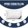 imageUtopia Bedding Throw Pillow Inserts Pack of 4 White 18 x 18 Inches Decorative Indoor Pillows for Sofa Bed Couch Cushion Sham Stuffer12x20 Inch