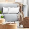 imageUtopia Bedding Throw Pillow Inserts Pack of 4 White 18 x 18 Inches Decorative Indoor Pillows for Sofa Bed Couch Cushion Sham Stuffer12x20 Inch