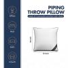 imageUtopia Bedding Throw Pillow Inserts Pack of 4 White 18 x 18 Inches Decorative Indoor Pillows for Sofa Bed Couch Cushion Sham Stuffer16x16 Inch