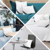 imageUtopia Bedding Throw Pillow Inserts Pack of 4 White 18 x 18 Inches Decorative Indoor Pillows for Sofa Bed Couch Cushion Sham Stuffer16x16 Inch