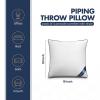 imageUtopia Bedding Throw Pillow Inserts Pack of 4 White 18 x 18 Inches Decorative Indoor Pillows for Sofa Bed Couch Cushion Sham Stuffer18x18 Inch