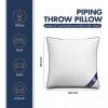 imageUtopia Bedding Throw Pillow Inserts Pack of 4 White 18 x 18 Inches Decorative Indoor Pillows for Sofa Bed Couch Cushion Sham Stuffer22x22 Inch