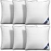 imageUtopia Bedding Throw Pillow Inserts Pack of 4 White 18 x 18 Inches Decorative Indoor Pillows for Sofa Bed Couch Cushion Sham Stuffer28x28 Inch