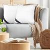 imageUtopia Bedding Throw Pillow Inserts Pack of 4 White 18 x 18 Inches Decorative Indoor Pillows for Sofa Bed Couch Cushion Sham Stuffer28x28 Inch