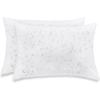 imageUtopia Bedding Outdoor Pillow Inserts 18 x 18 Inches Pack of 2 White Water Resistant Garden Throw Pillows for Patio and Porch Furniture12x20 Inch Pack of 2
