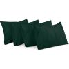 imageUtopia Bedding Queen Pillow Cases  Pack of 4  Envelope Closure  Soft Brushed Microfiber Fabric  Shrinkage and Fade Resistant Pillow Covers Queen Size 20 X 30 Inches Queen WhiteEmerald