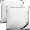 imageUtopia Bedding Throw Pillow Inserts Pack of 4 White 18 x 18 Inches Decorative Indoor Pillows for Sofa Bed Couch Cushion Sham Stuffer26x26 Inch