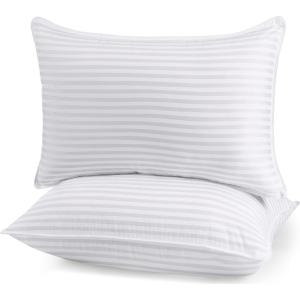 imageUtopia Bedding Bed Pillows for Sleeping European Size 1150 Grams Filled Hotel Quality Cooling Pillows for Side Back or Stomach Sleepers White Set of 8White