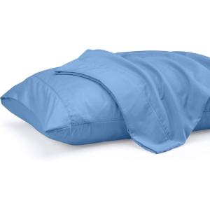 imageUtopia Bedding Queen Pillow Cases  2 Pack  Envelope Closure  Soft Brushed Microfiber Fabric  Shrinkage and Fade Resistant Pillow Covers 20 X 30 Inches Queen GreyDutch Blue