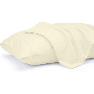 imageUtopia Bedding Queen Pillow Cases  2 Pack  Envelope Closure  Soft Brushed Microfiber Fabric  Shrinkage and Fade Resistant Pillow Covers 20 X 30 Inches Queen GreyIvory