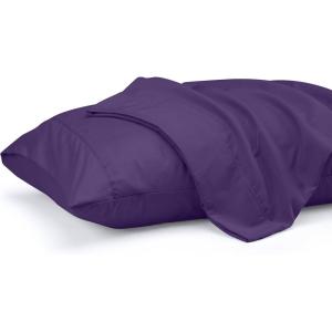 imageUtopia Bedding Queen Pillow Cases  2 Pack  Envelope Closure  Soft Brushed Microfiber Fabric  Shrinkage and Fade Resistant Pillow Covers 20 X 30 Inches Queen GreyEgg Plant