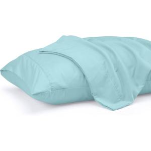 imageUtopia Bedding Queen Pillow Cases  2 Pack  Envelope Closure  Soft Brushed Microfiber Fabric  Shrinkage and Fade Resistant Pillow Covers 20 X 30 Inches Queen GreySpa Blue