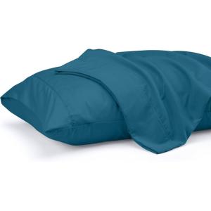 imageUtopia Bedding Queen Pillow Cases  2 Pack  Envelope Closure  Soft Brushed Microfiber Fabric  Shrinkage and Fade Resistant Pillow Covers 20 X 30 Inches Queen GreyDenim Blue