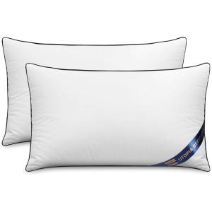 imageUtopia Bedding Throw Pillow Inserts Pack of 4 White 18 x 18 Inches Decorative Indoor Pillows for Sofa Bed Couch Cushion Sham Stuffer12x20 Inch