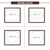 imageUtopia Bedding Adjustable Bed Furniture Risers  Elevation in Heights 3 5 or 8 Inch Heavy Duty Risers for Beds  Supports up to 1300 lbs  Set of 4 Riser BlackReddish Brown