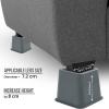 imageUtopia Bedding Adjustable Bed Furniture Risers  Elevation in Heights 3 5 or 8 Inch Heavy Duty Risers for Beds  Supports up to 1300 lbs  Set of 4 Riser BlackGrey