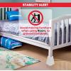 imageUtopia Bedding Adjustable Bed Furniture Risers  Elevation in Heights 3 5 or 8 Inch Heavy Duty Risers for Beds  Supports up to 1300 lbs  Set of 4 Riser BlackWhite