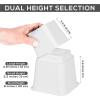 imageUtopia Bedding Adjustable Bed Furniture Risers  Elevation in Heights 3 5 or 8 Inch Heavy Duty Risers for Beds  Supports up to 1300 lbs  Set of 4 Riser BlackWhite