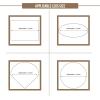 imageUtopia Bedding Adjustable Bed Furniture Risers  Elevation in Heights 3 5 or 8 Inch Heavy Duty Risers for Beds  Supports up to 1300 lbs  Set of 4 Riser BlackBrown