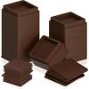 imageUtopia Bedding Bed Risers 2 Inch  Pack of 8  Adjustable Furniture Risers 2 ampamp 4 inch  Anti Slip Foam ampamp Rubber Pad  Stackable Bed Lifts Risers Heavy Duty for Sofa Bed Table Couch ampamp Chair BlackBrown