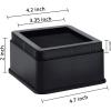imageUtopia Bedding Bed Risers 2 Inch  Pack of 8  Adjustable Furniture Risers 2 ampamp 4 inch  Anti Slip Foam ampamp Rubber Pad  Stackable Bed Lifts Risers Heavy Duty for Sofa Bed Table Couch ampamp Chair BlackBlack