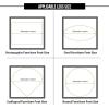 imageUtopia Bedding Bed Risers 2 Inch  Pack of 8  Adjustable Furniture Risers 2 ampamp 4 inch  Anti Slip Foam ampamp Rubber Pad  Stackable Bed Lifts Risers Heavy Duty for Sofa Bed Table Couch ampamp Chair BlackWhite