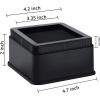 imageUtopia Bedding Bed Risers 2 Inch  Pack of 8  Adjustable Furniture Risers 2 ampamp 4 inch  Anti Slip Foam ampamp Rubber Pad  Stackable Bed Lifts Risers Heavy Duty for Sofa Bed Table Couch ampamp Chair BlackBlack