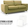 imageUtopia Bedding Bed Risers 2 Inch  Pack of 8  Adjustable Furniture Risers 2 ampamp 4 inch  Anti Slip Foam ampamp Rubber Pad  Stackable Bed Lifts Risers Heavy Duty for Sofa Bed Table Couch ampamp Chair BlackWhite
