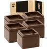 imageUtopia Bedding Bed Risers 2 Inch  Pack of 8  Adjustable Furniture Risers 2 ampamp 4 inch  Anti Slip Foam ampamp Rubber Pad  Stackable Bed Lifts Risers Heavy Duty for Sofa Bed Table Couch ampamp Chair BlackBrown