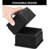 imageUtopia Bedding Bed Risers 2 Inch  Pack of 8  Adjustable Furniture Risers 2 ampamp 4 inch  Anti Slip Foam ampamp Rubber Pad  Stackable Bed Lifts Risers Heavy Duty for Sofa Bed Table Couch ampamp Chair BlackBlack