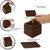 imageUtopia Bedding Bed Risers 2 Inch  Pack of 8  Adjustable Furniture Risers 2 ampamp 4 inch  Anti Slip Foam ampamp Rubber Pad  Stackable Bed Lifts Risers Heavy Duty for Sofa Bed Table Couch ampamp Chair BlackBrown