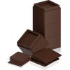 imageUtopia Bedding Bed Risers 2 Inch  Pack of 8  Adjustable Furniture Risers 2 ampamp 4 inch  Anti Slip Foam ampamp Rubber Pad  Stackable Bed Lifts Risers Heavy Duty for Sofa Bed Table Couch ampamp Chair BlackBrown