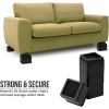 imageUtopia Bedding Bed Risers 2 Inch  Pack of 8  Adjustable Furniture Risers 2 ampamp 4 inch  Anti Slip Foam ampamp Rubber Pad  Stackable Bed Lifts Risers Heavy Duty for Sofa Bed Table Couch ampamp Chair BlackBlack