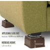 imageUtopia Bedding Bed Risers 2 Inch  Pack of 8  Adjustable Furniture Risers 2 ampamp 4 inch  Anti Slip Foam ampamp Rubber Pad  Stackable Bed Lifts Risers Heavy Duty for Sofa Bed Table Couch ampamp Chair BlackBrown