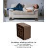 imageUtopia Bedding Bed Risers 2 Inch  Pack of 8  Adjustable Furniture Risers 2 ampamp 4 inch  Anti Slip Foam ampamp Rubber Pad  Stackable Bed Lifts Risers Heavy Duty for Sofa Bed Table Couch ampamp Chair BlackBrown